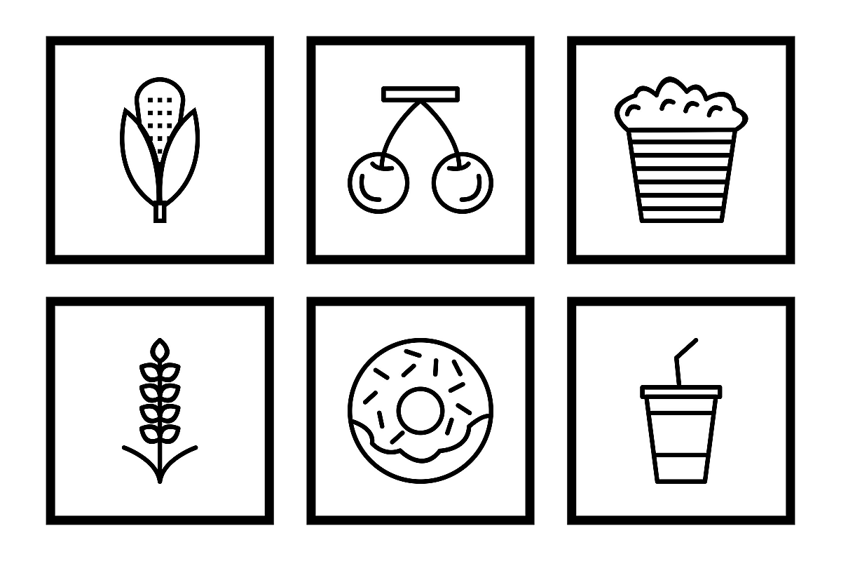 Set Of Food Icons example image 1
