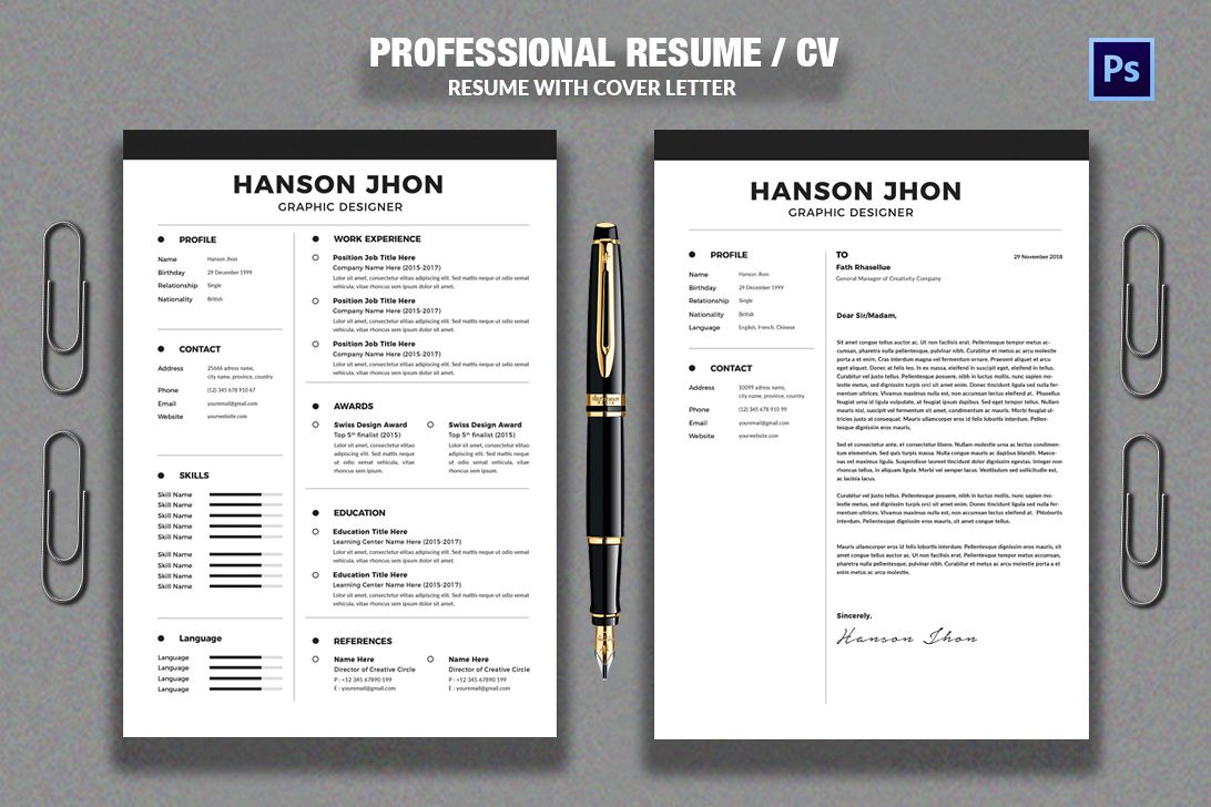 Resume example image 1