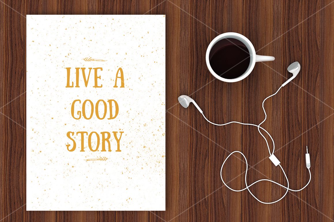 A4 Paper/ Artwork Mockup v1 example image 1