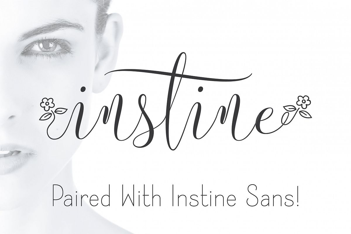 Instine Font Duo | Elegant Font example image 1