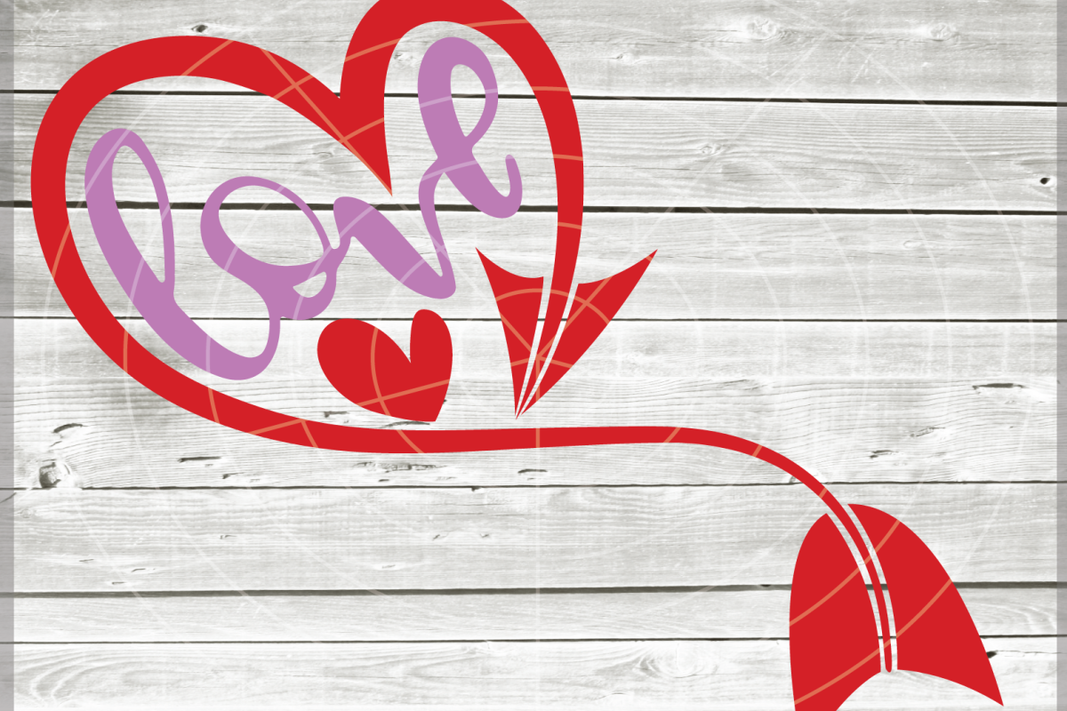 Download Love heart and arrow svg - Valentine Svg - Valentine heart