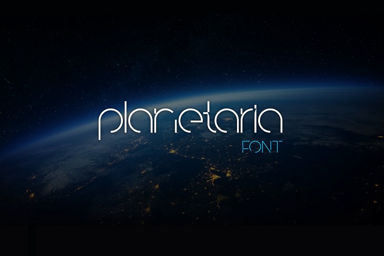 Planetaria Font example image 1