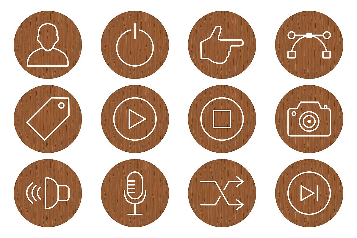 Set Of Multimedia Icons example image 1