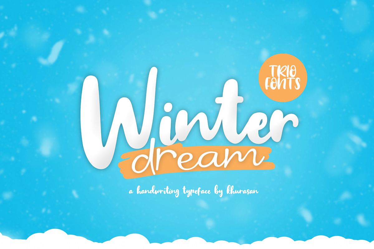 Winter Dream Trio Font example image 1
