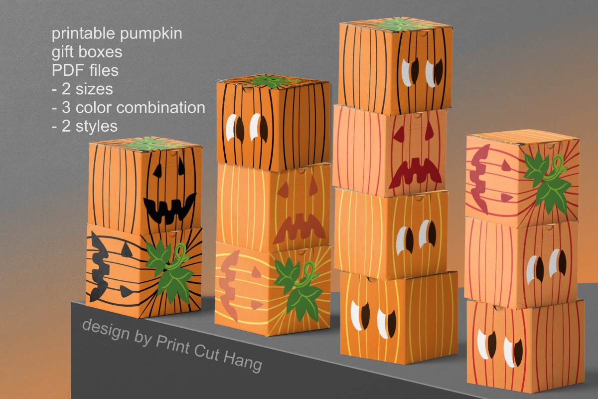 Pumpkins Address Containers Templates PDF documents - 2 dimension - 2 style and design graphic regarding Printable Pdf Files titled Pumpkins Handle Containers Templates PDF information - 2 sizing - 2 design and style
