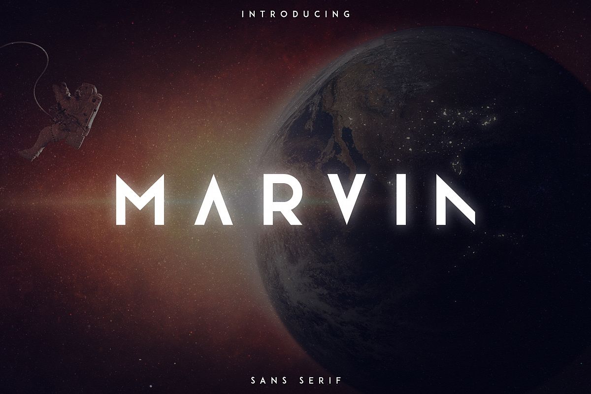Marvin - 3 font styles example image 1