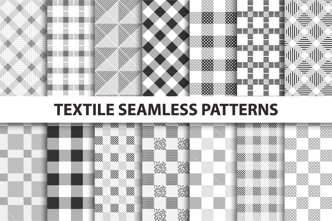Cloth seamless patterns. example image 1