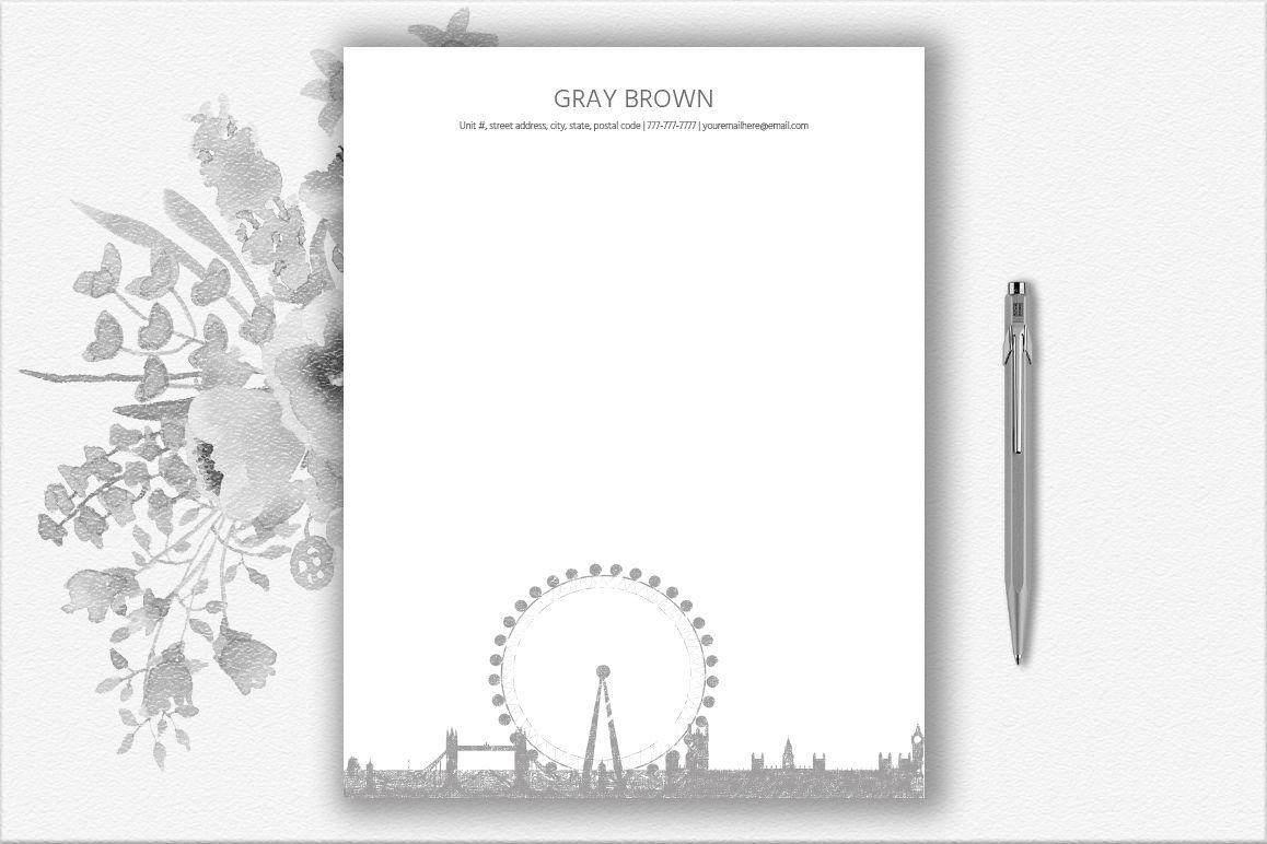 Letterhead Design Template example image 1