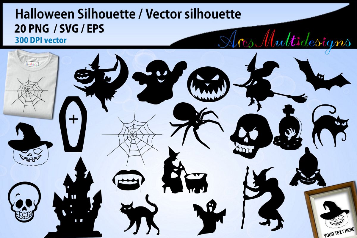 Download Halloween SVG silhouette / Halloween Ghost svg vector (125159) | Illustrations | Design Bundles