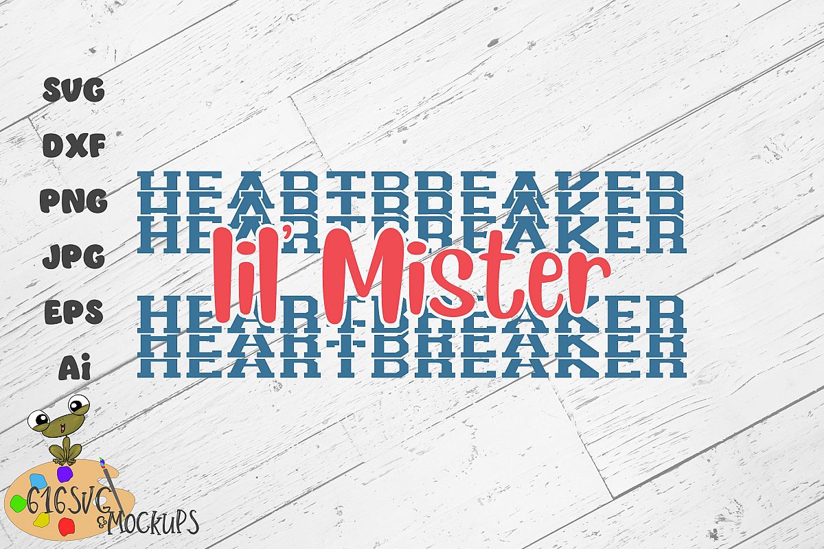 Lil Mister Heartbreaker SVG example image 1