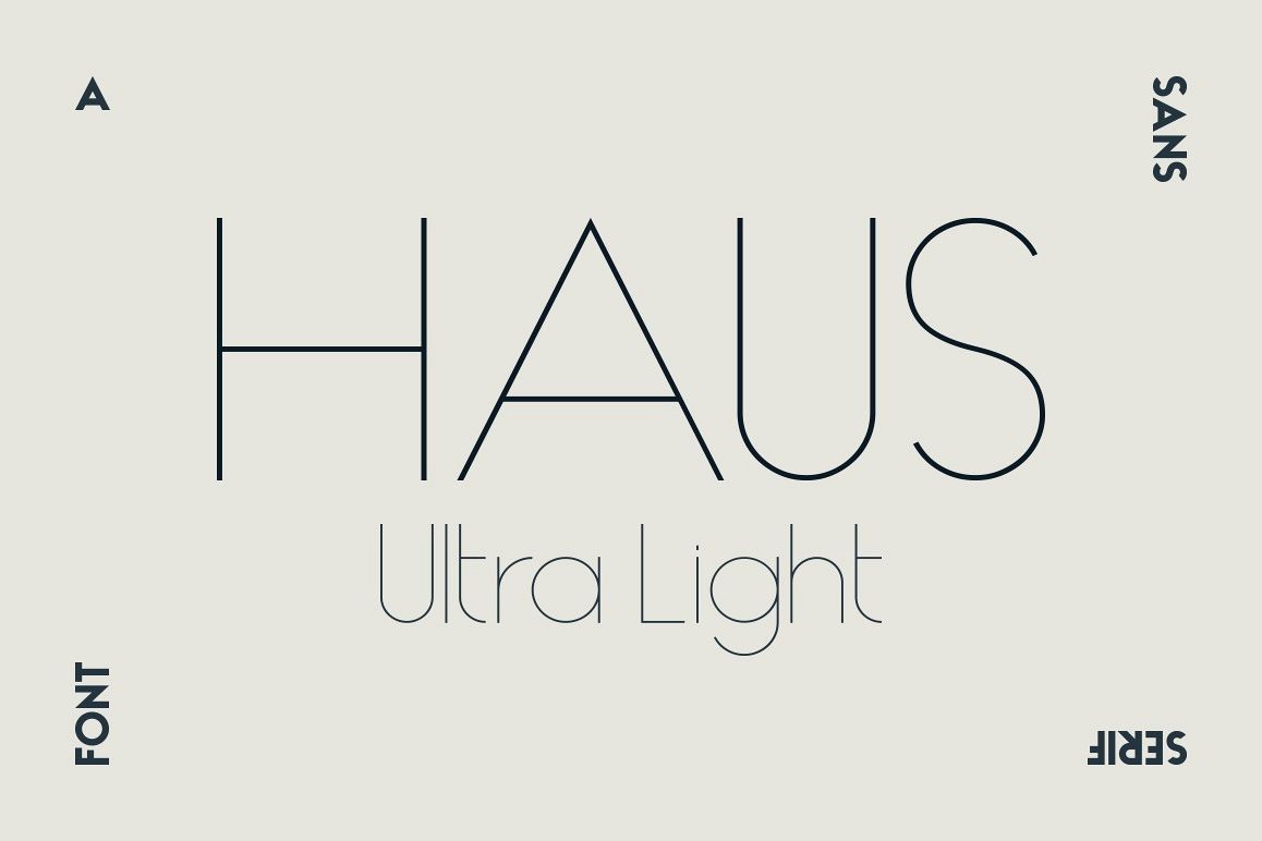 HAUS Sans Ultra Light example image 1