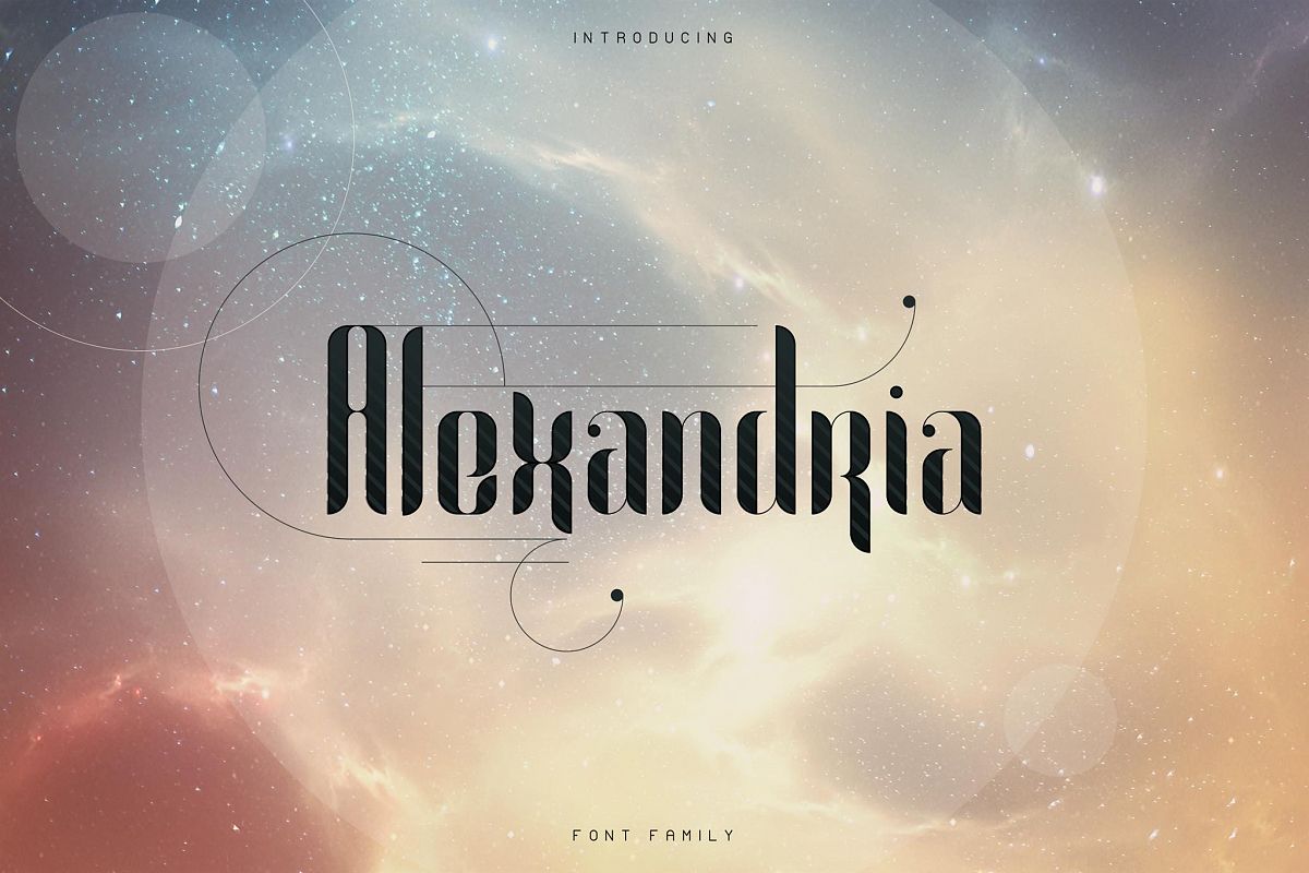 Alexandria Font Family Bonus example image 1