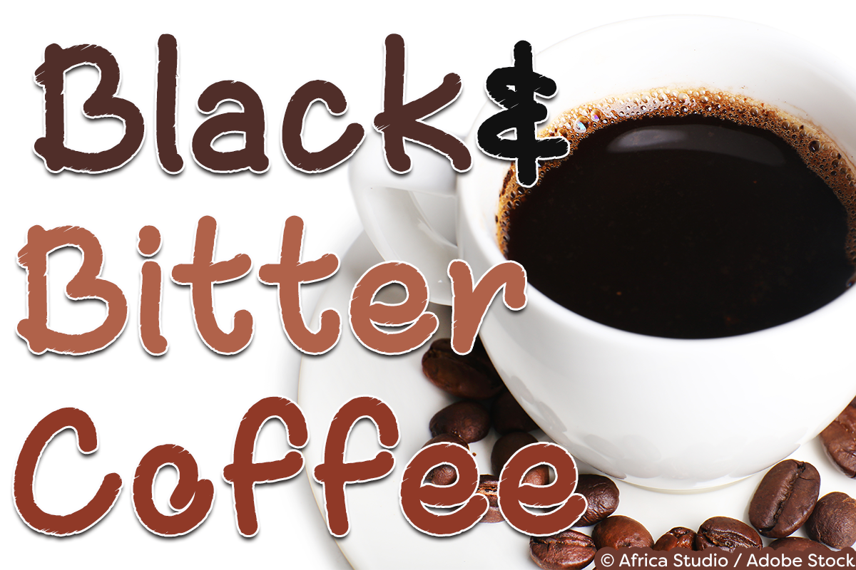 Black and Bitter Coffee example image 1