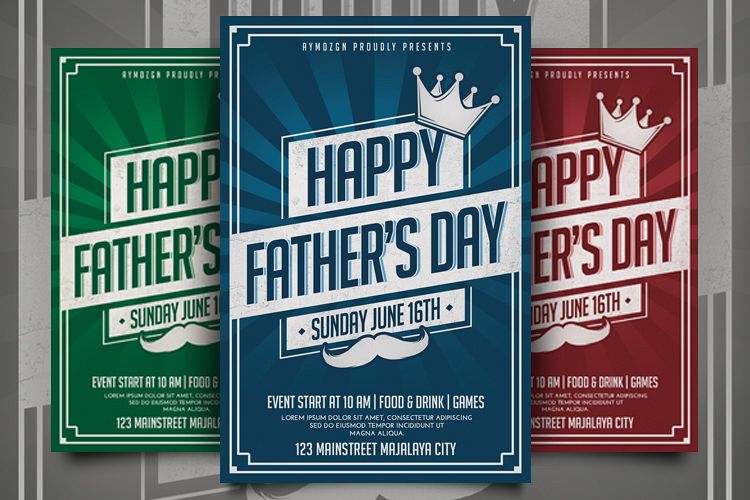 Fathers Day Flyer example image 1