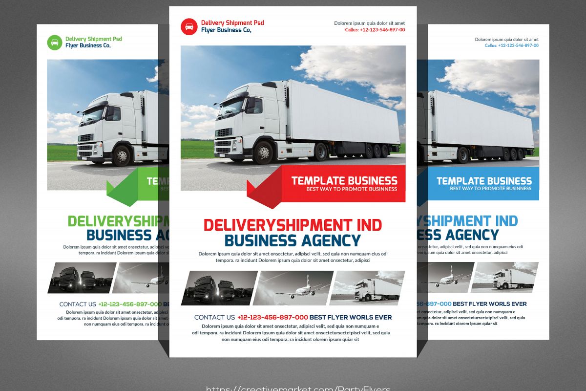 Delivery Shipment Flyer example image 1