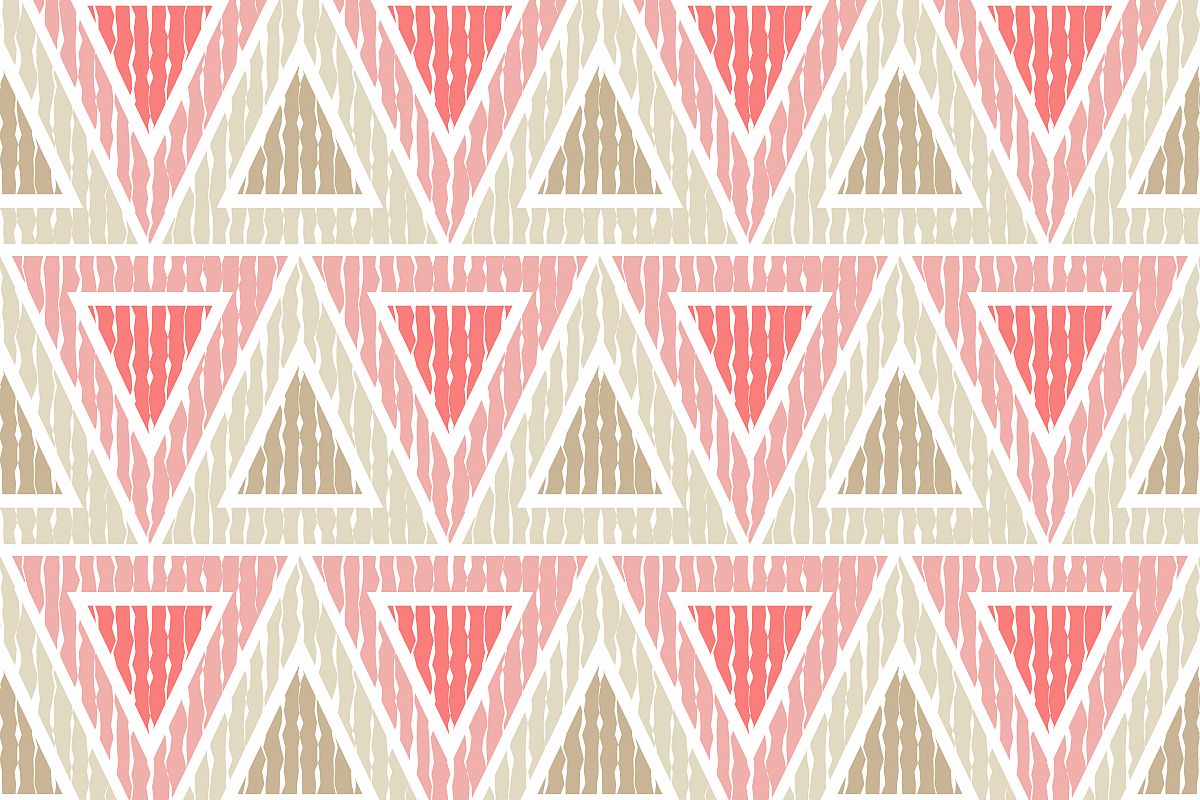 Seamless geometric background. Scribble texture. Textile rapport. example image 1