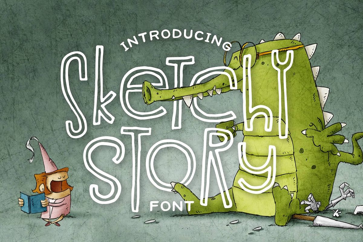 Free Sketchy Story Script Fonts
