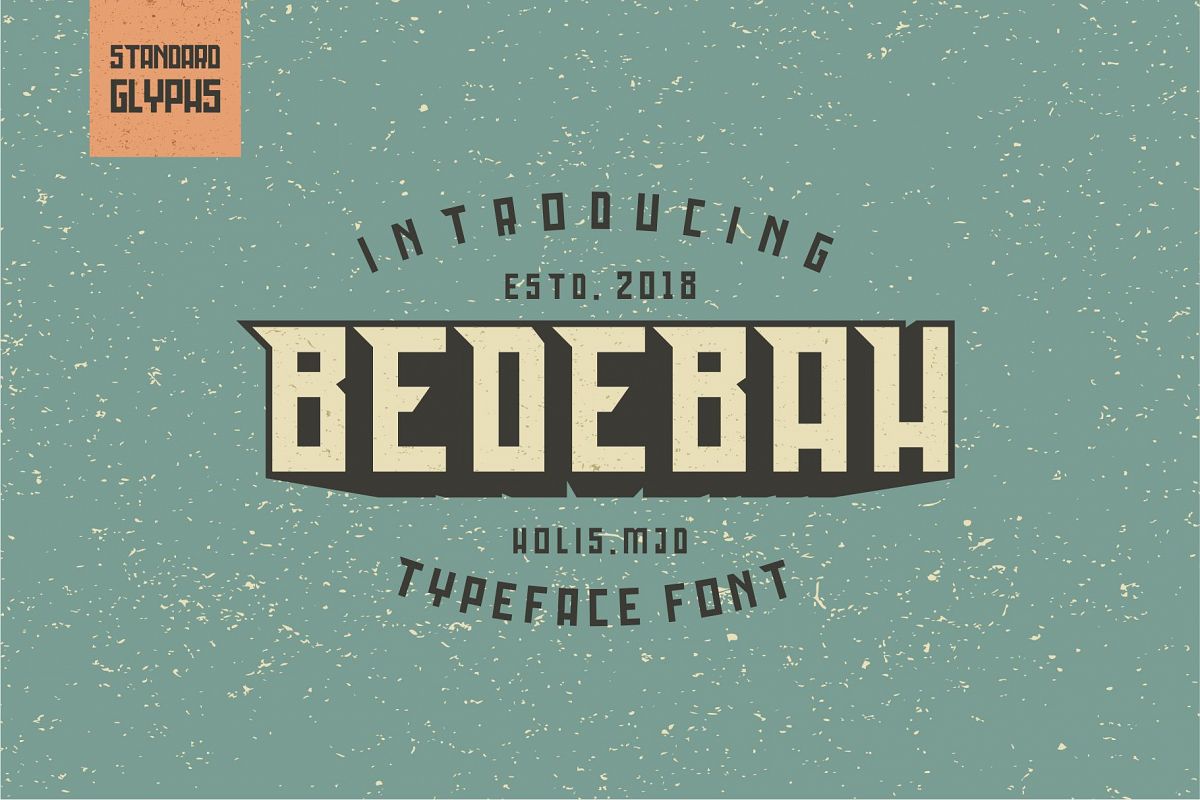 Bedebah Typeface example image 1