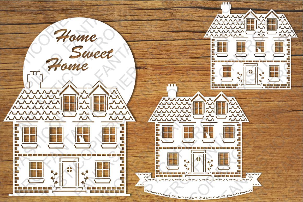 Download Home Sweet Home 1 SVG files for Silhouette and Cricut.