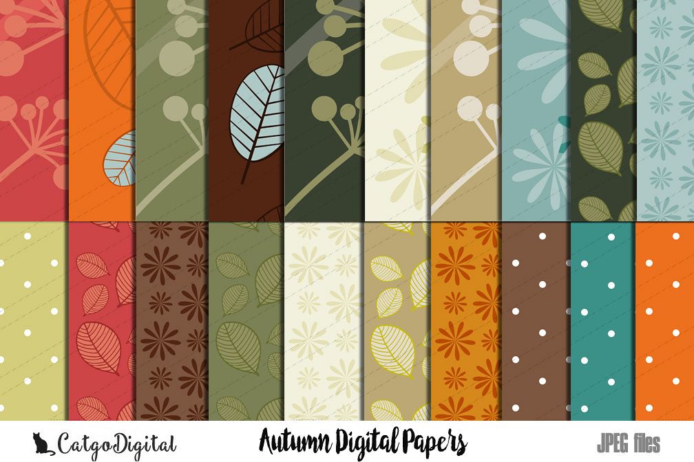 Autumn Papers Digital Scrapbooking Pack 12x12