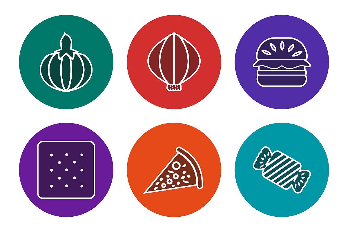 Set Of Food Icons example image 1