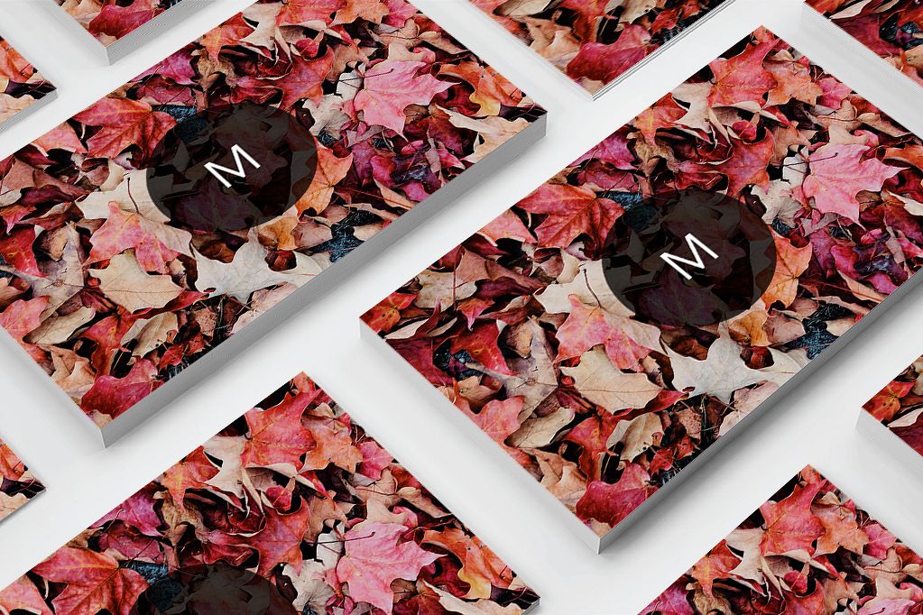 Modern Pattern Texture Beautiful Professional Art Business Card example image 1
