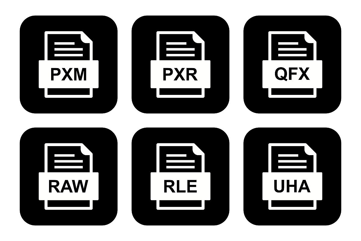 Set Of File Formats Icons example image 1