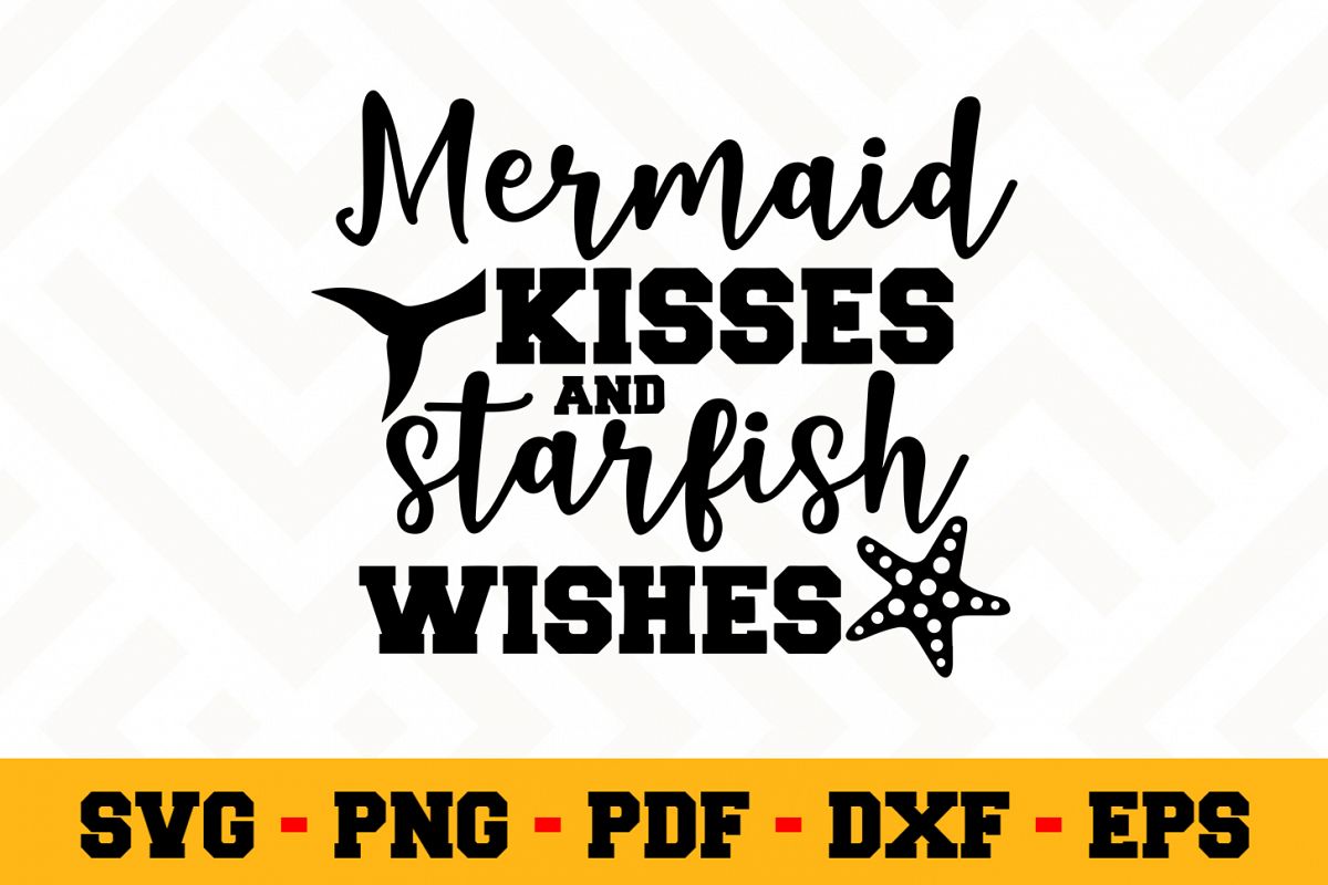 Mermaid SVG Design n521 | Mermaid SVG Cut File example image 1