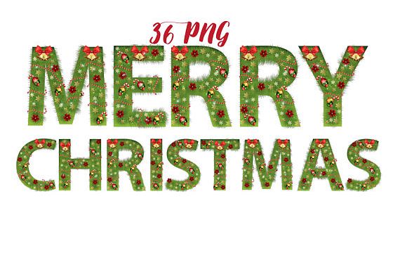 Christmas tree fir alphabet example image 1