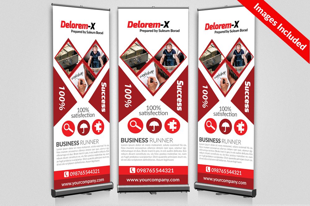 Business Respondent Roll Up Banners example image 1