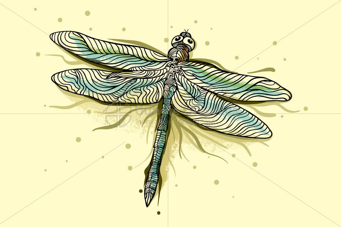 Dragonfly - Beautiful Insect Graphics example image 1