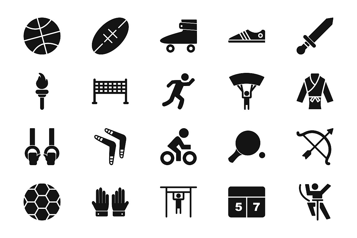 Set Of Sports And Game Icons example image 1