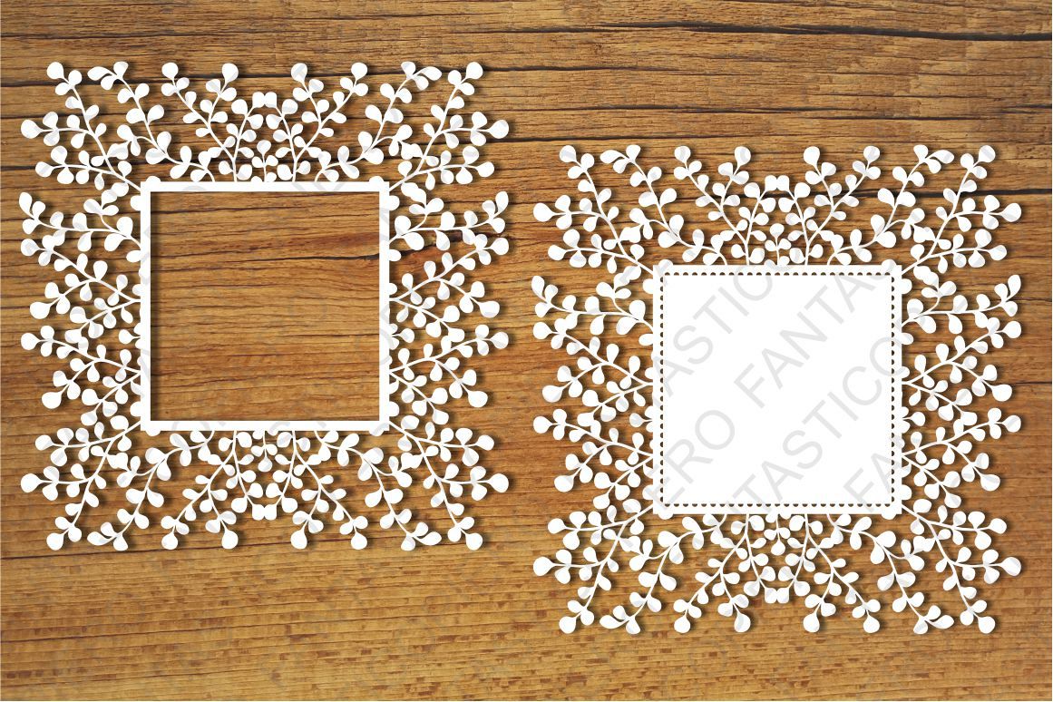 Ornamental Frame 8 SVG files for Silhouette and Cricut. example image 1