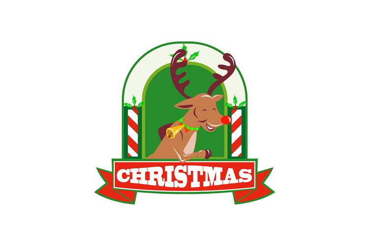 Reindeer Deer Stag Buck Christmas example image 1
