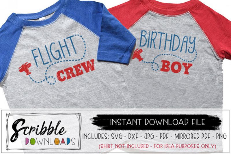 Download Birthday Boy Airplane flight crew SVG mom dad boy bday