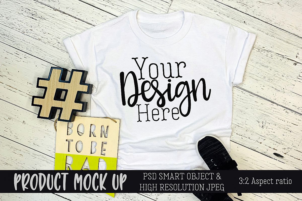 Download Kids t-shirt Craft mock up | PSD & JPEG