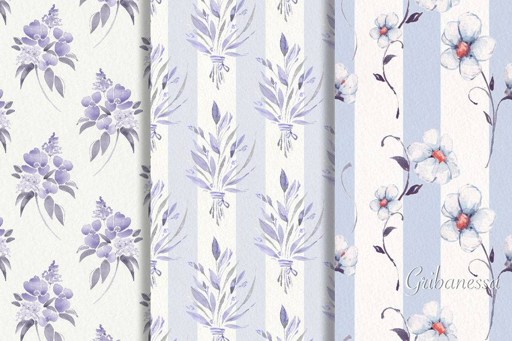 Vintage patterns. Set 1 example image 1