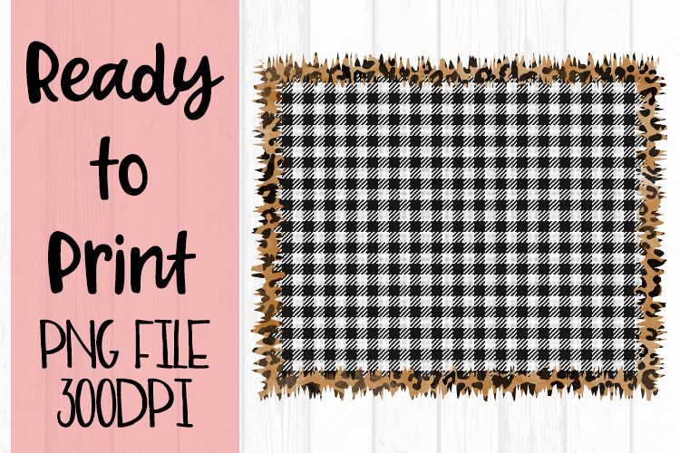 White Buffalo Plaid Tree Ready to Print example image 1
