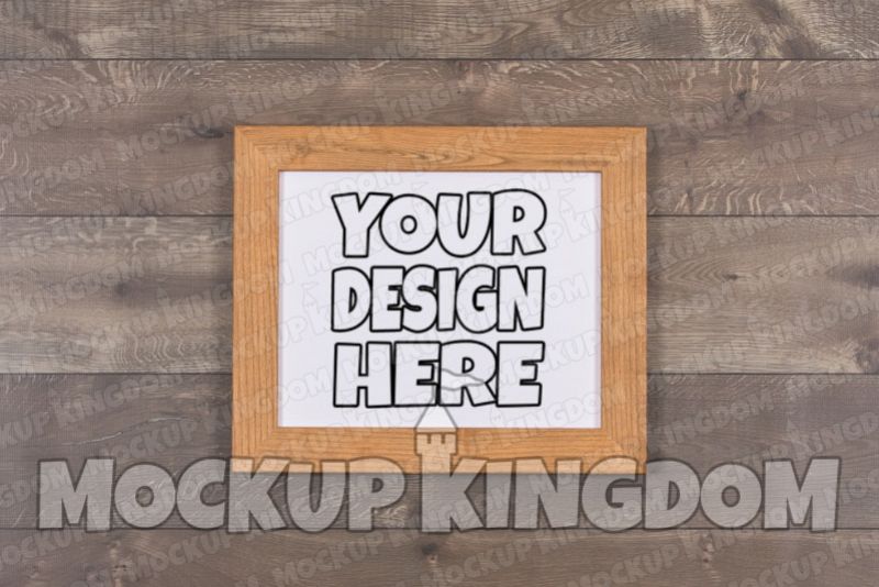 Picture Frame Mockup, Blank Frame Artwork, Canvas Mockup example image 1