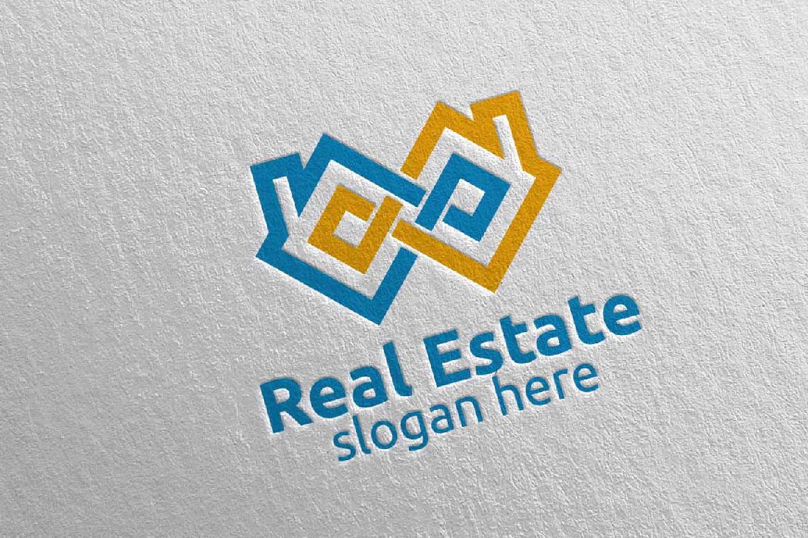 Real Estate Infinity Logo Design 35 example image 1