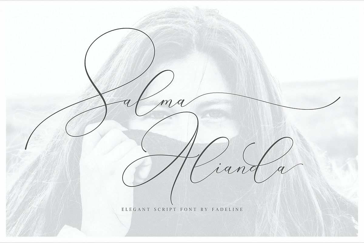 Salma Alianda - Elegant Script Font example image 1