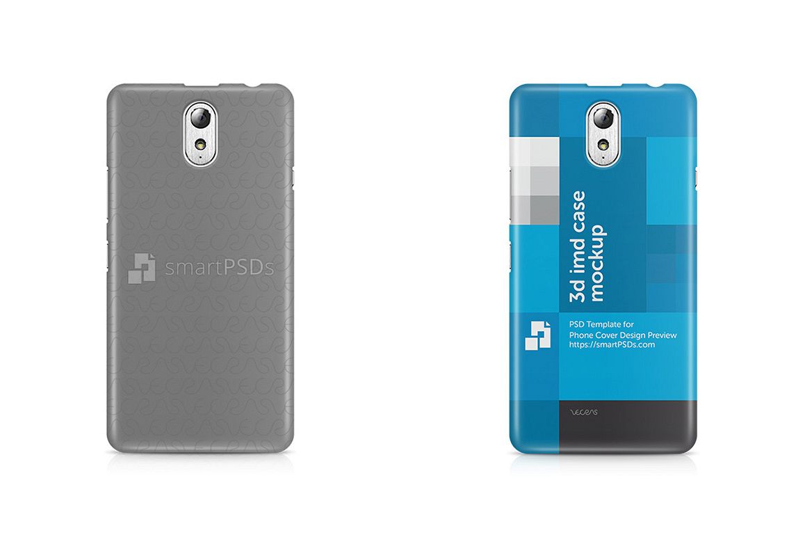 Lenovo Vibe P1M 3d IMD Mobile Case Design Mockup 2015 example image 1