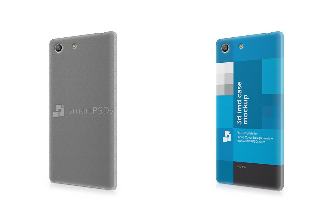 Sony Xperia M5 3d IMD Mobile Case Design Mockup 2015 example image 1