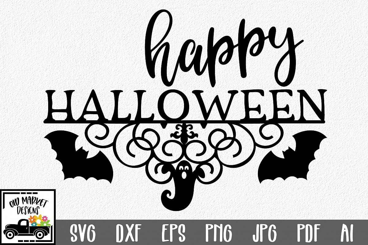 Happy Halloween SVG Cut File - Halloween SVG PNG EPS DXF