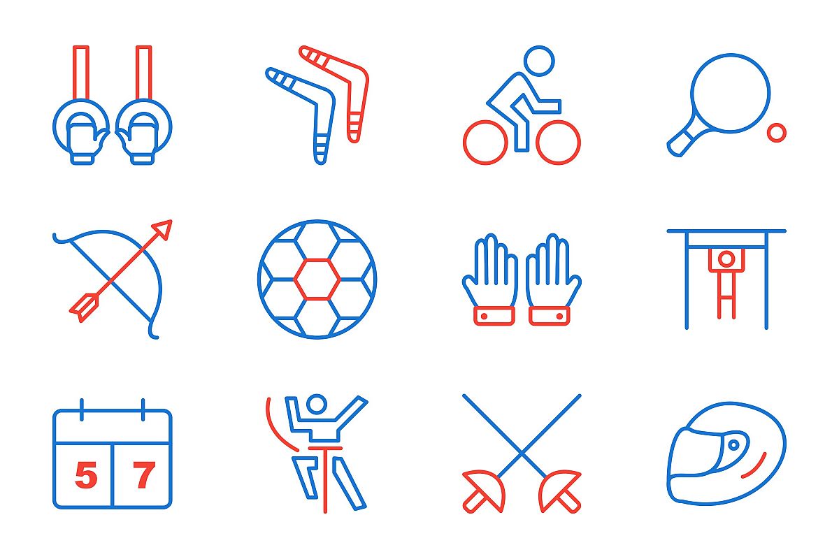 Set Of Sports And Game Icons example image 1