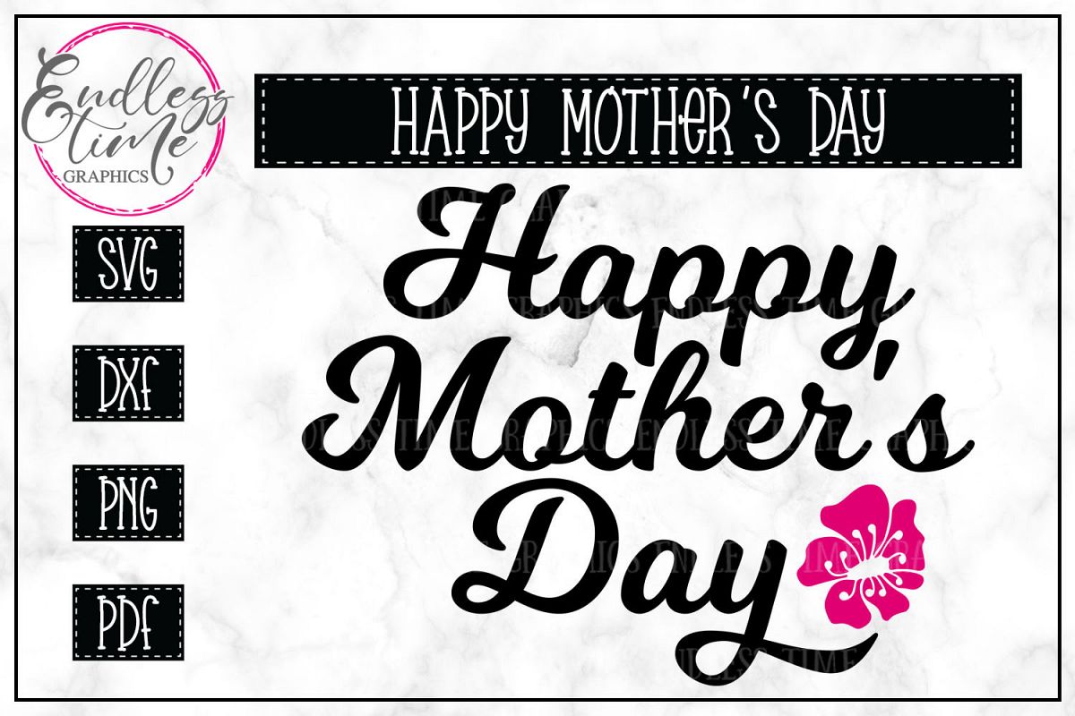 Happy Mother's Day SVG Cut File example image 1