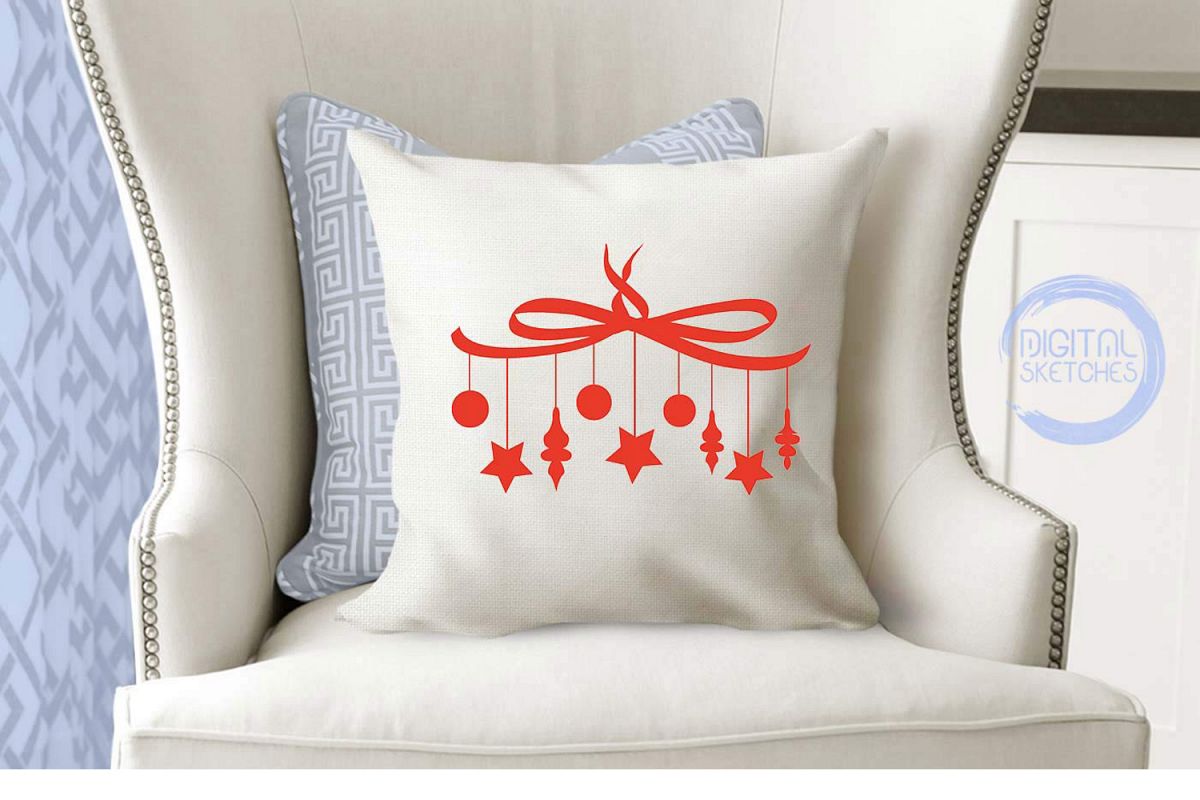 Christmas Stars Cut File Vector Graphics Illustration example image 1