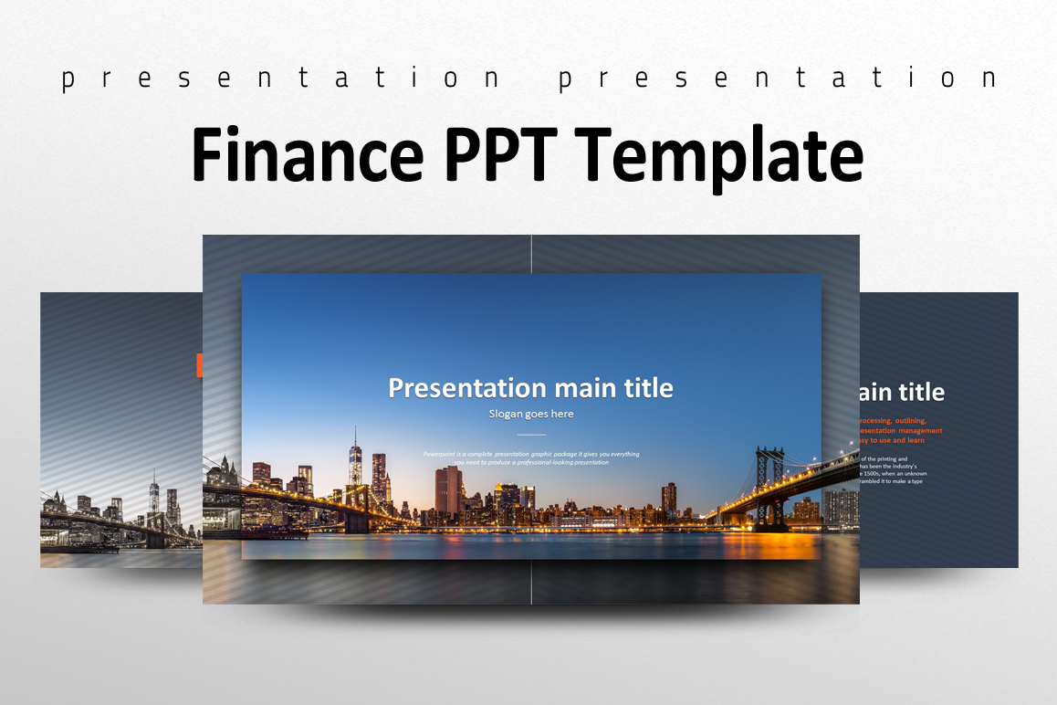 Finance PPT Template (22343) Presentation Templates Design Bundles
