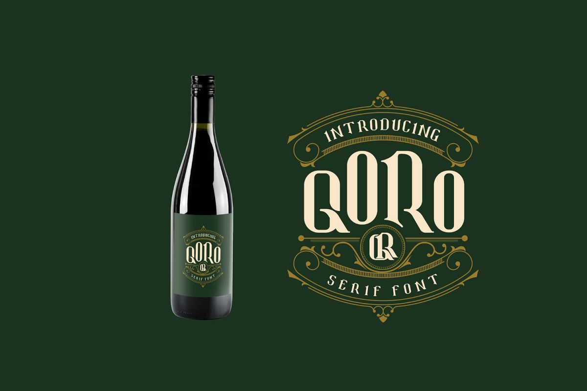 Qoro - Vintage Serif Font example image 1