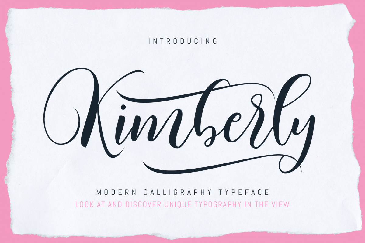 Kimberly Script example image 1